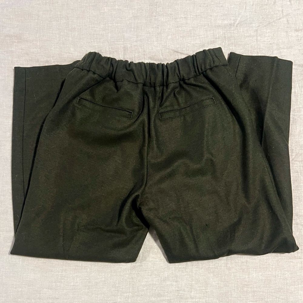 NWT Women’s Banana Republic Wool Olive Green Dress Pants - Picture 5 of 6